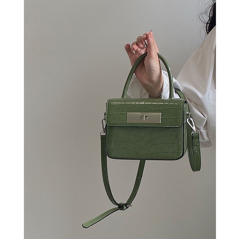 Túi Xách Đeo Chéo Họa Tiết Da Cá Sấu Thời Trang Dành Cho Nữ