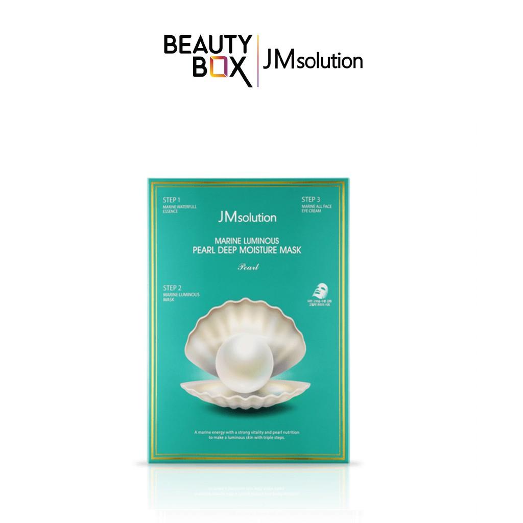 Mặt Nạ Giấy Jmsolution Marine Luminous Pearl Deep Moisture Mask 30Ml