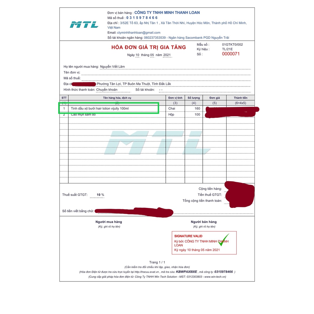 Tinh dầu xịt bưởi VIJULLY kích mọc tóc, ngăn rụng tóc