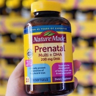 Viên uống prenatal + dha 200mg chai 150 viên date 2023