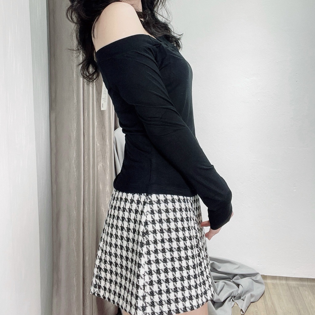 Chân Váy Dạ Dáng Chữ A Cạp Lưng Cao Chất Vải Cao Cấp Dáng Con Ong Tôn Dáng TA-881