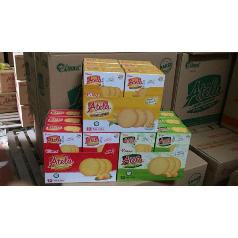 Bánh lễ LIBRA vị ngô-khoai 43g 65k / LỐC