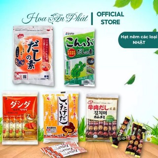 Hạt nêm ăn dặm các loại cho bé - xuất xứ nhật