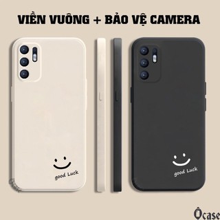 Ốp lưng Reno 6 / Reno 6 5G in hình mặt cười may mắn cạnh viền vuông có bảo vệ camera