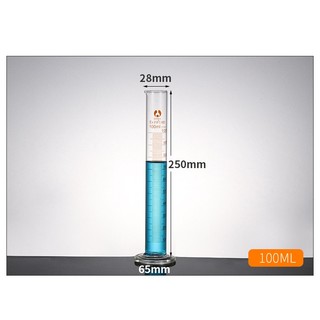 Ống đong thủy tinh 10ml 25ml 50ml 100ml có mỏ, có chia vạch