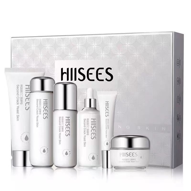 Bộ 6 Sản Phẩm Chăm Sóc Da Mặt Dưỡng Ẩm HIISEES Saccharomyces Bifidus