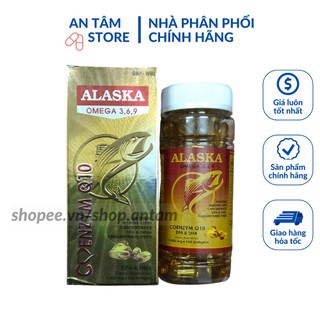 Viên uống Dầu Cá Alaska Omega 3.6.9  Hộp 100 viên  Bổ Não, Tăng Cường Thị Lực, Giảm Nguy Cơ Mắc Bệnh Tim Mạch