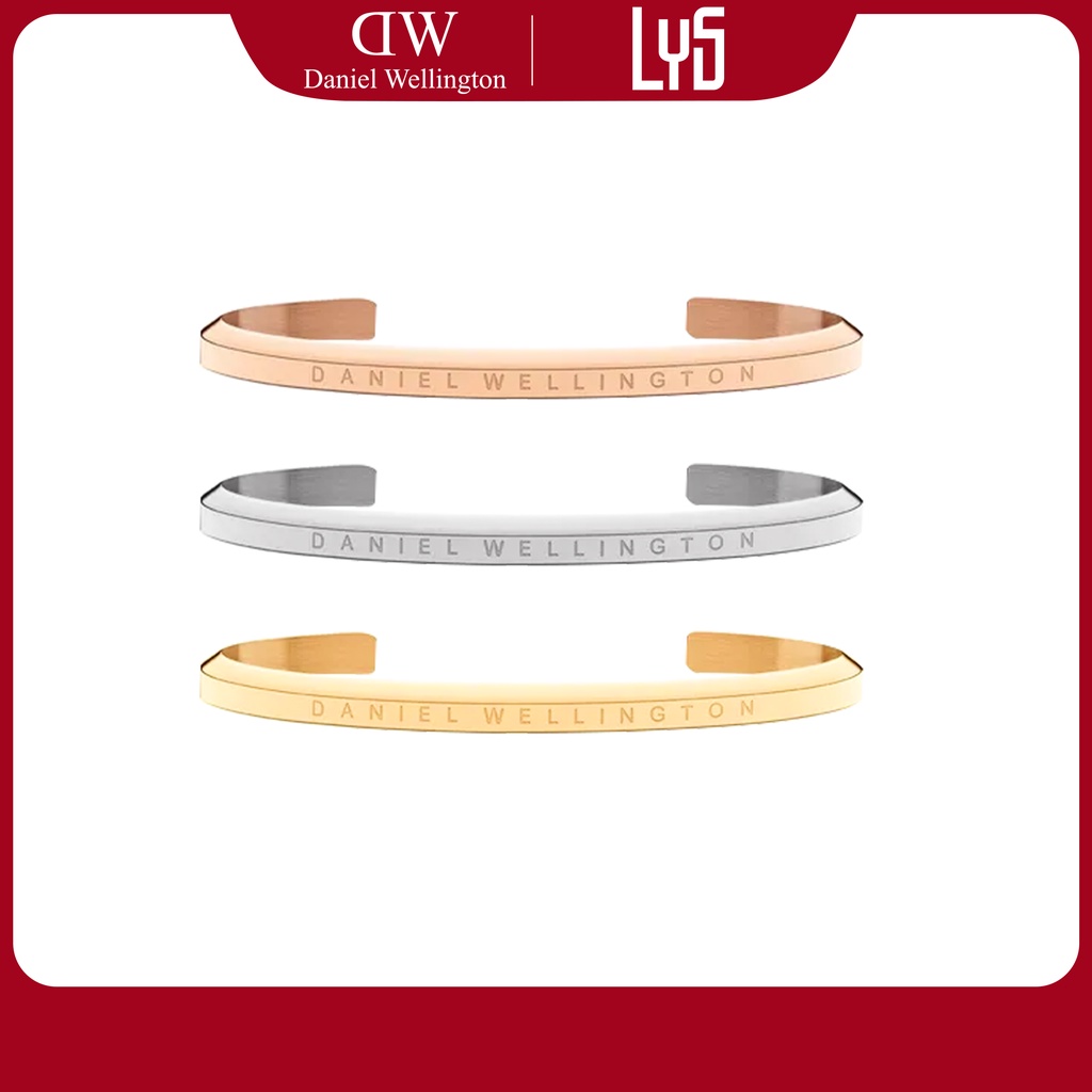 Vòng tay nam nữ Daniel Wellington Classic DW Cuff Chính Hãng - Khắc tên theo yêu cầu