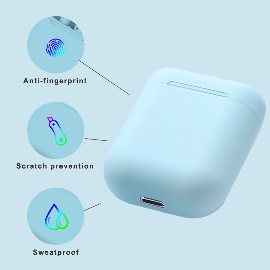 Tai Nghe Bluetooth Không Dây TWS 12 Màu Kèm Hộp Sạc