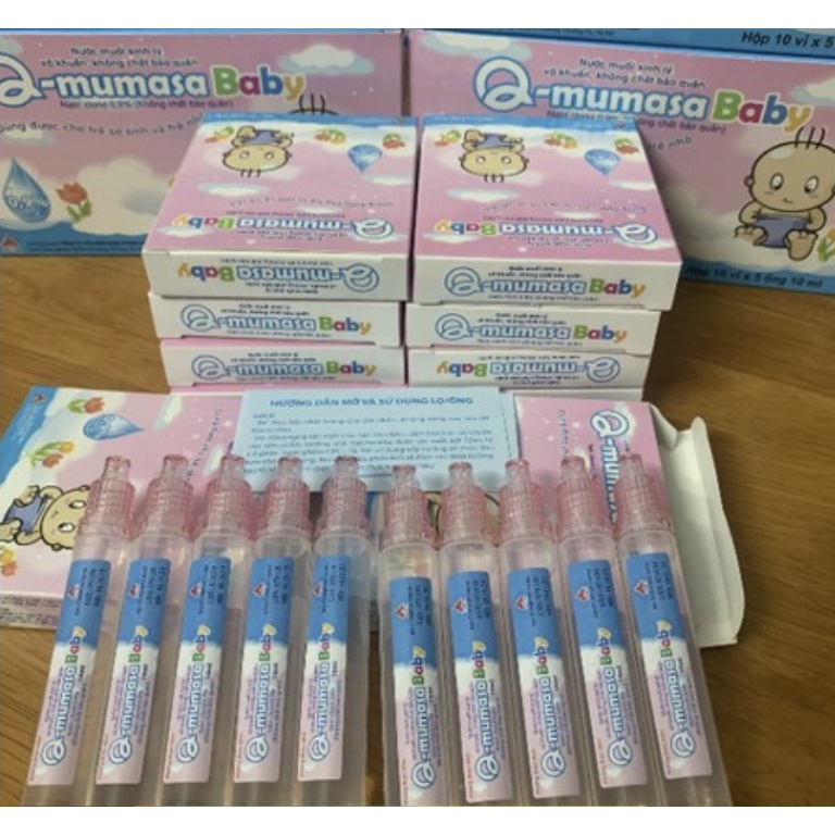 Q-mumasa baby - Nước muối sinh lý vô khuẩn cho bé