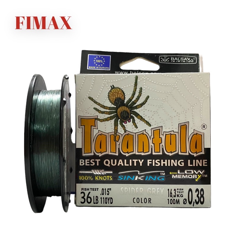 Cước câu cá siêu bền TARANTULA Siêu Tải 100M, dây cước câu sông, hồ, biển, câu cá tra, trê, trắm, chép, tai tượng.