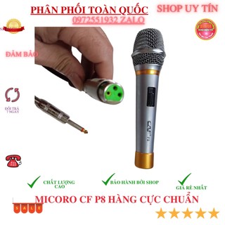 Mic karaoke co dây CAF-P8