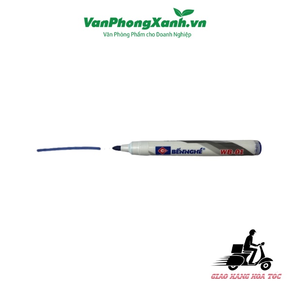 Bút Lông Bảng Bến Nghé WB01 - Màu Xanh/Đen