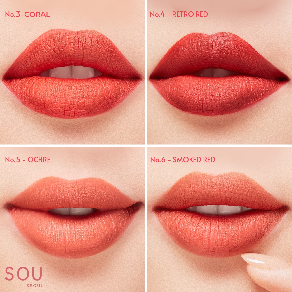 Trọn bộ Son Kem Siêu Lì SOU LIPTINT