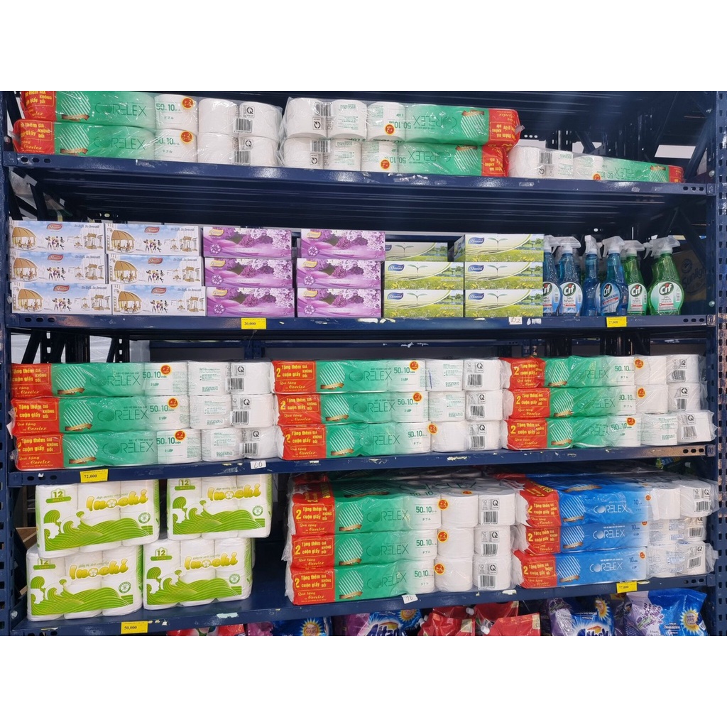 Giấy Vệ Sinh Chacopero Không Lõi, Không Gây Nghẹt Bồn Cầu, Dài 65m/1cuộn Gấp 3-4 Lần Giấy Thông Thường, 6 cuộn