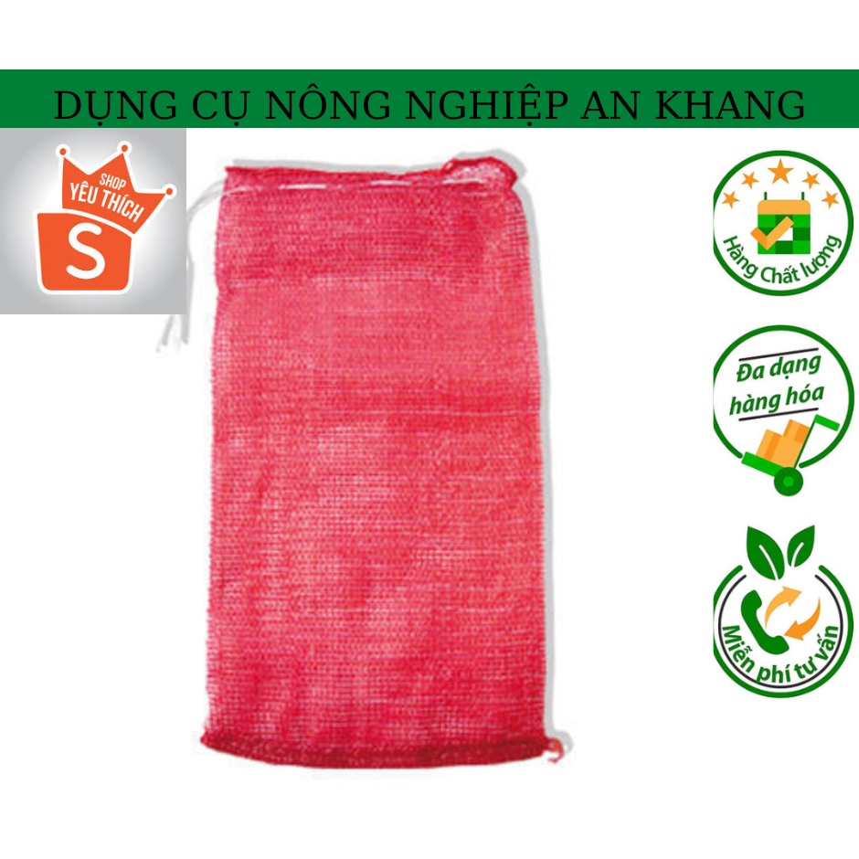 10 bao - Bao Tải Lưới đựng bưởi,hành, tỏi, trái cây rau củ quả