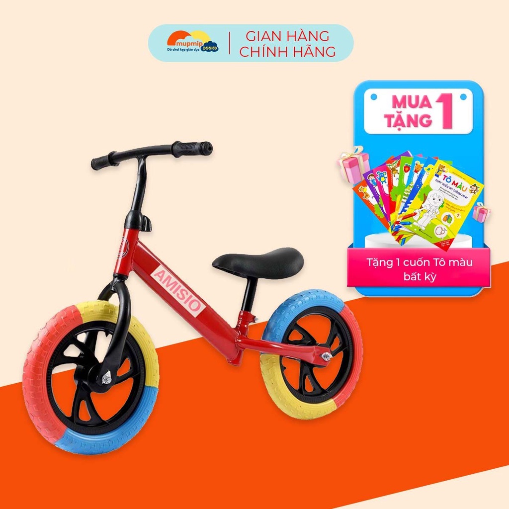 Xe Thăng Bằng AMISIO 2 trong 1 Làm Xe Chòi Chân 2 Bánh Cho Trẻ Làm Quen Với Xe Đạp, Đồ Chơi Vận Động Cho Bé