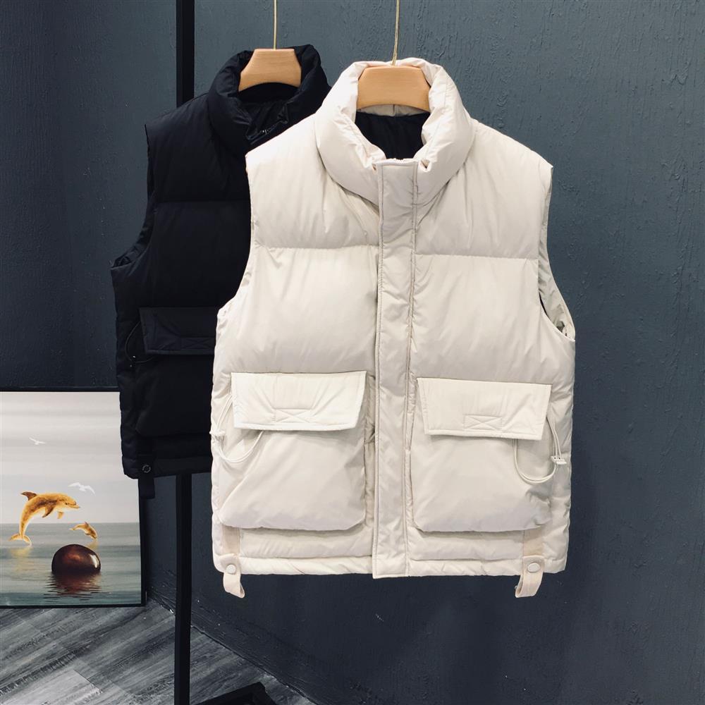 Áo vest Nam. Áo Khoác Phao Sát Nách Cổ Đứng Trọng Lượng Nhẹ Thời Trang Thu Đông 2021 Cho Nam