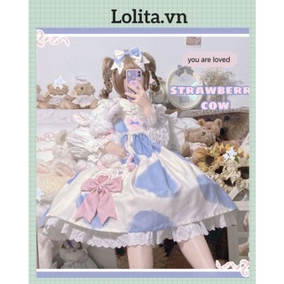 Đầm lolita cao cấp màu loang siêu xinh (Kèm ảnh thật)