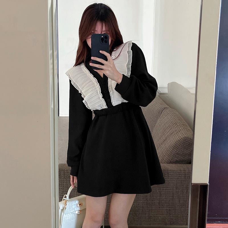 Đầm Thiết Kế Mới Cổ Chữ V Thời Trang Mùa Xuân Thu Dành Cho Nữ