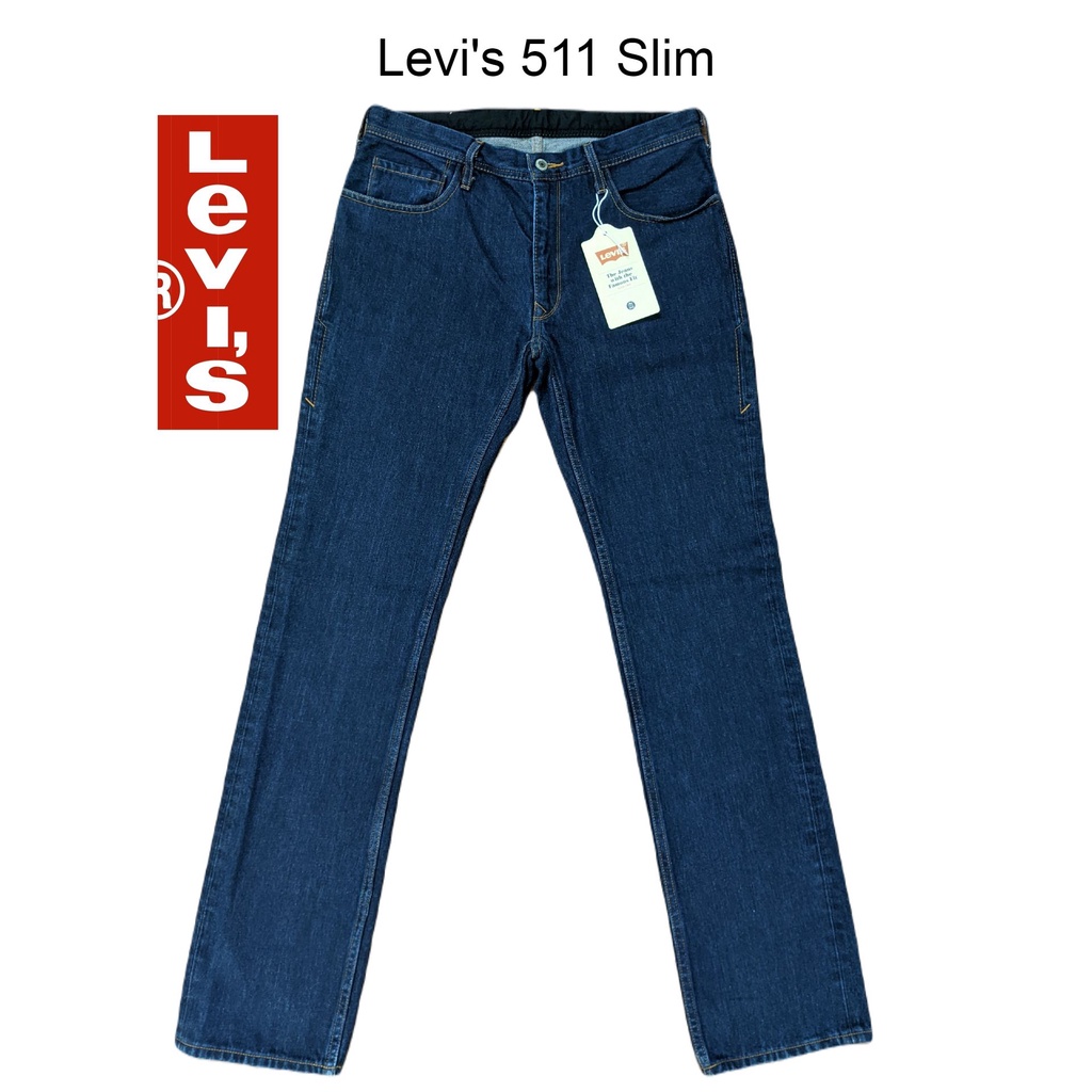 Quần jeans Nam Levi's 511 Slim W32L32 Hàng Hiệu