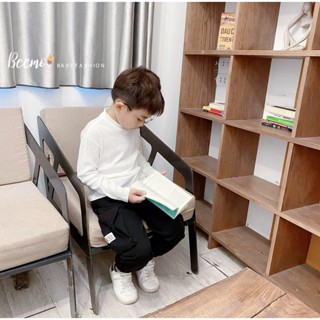 Áo giữ nhiệt Beemo vải len tăm mềm mại, ôm người cổ cao 3 phân cho bé trai, bé gái 21A027