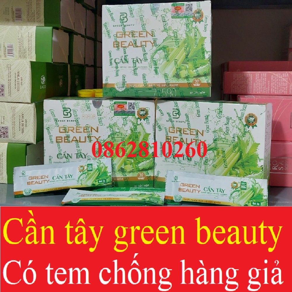 Nước ép cần tây GREEN BEAUTY mẫu mới
