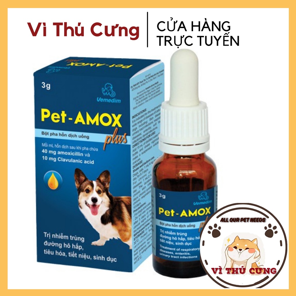 Dung dịch uống Pet-Amox