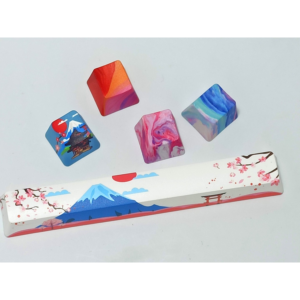 Set 5 Nút Bàn Phím Cơ OEM Hai Chiều Bằng Nhựa PBT 6.25