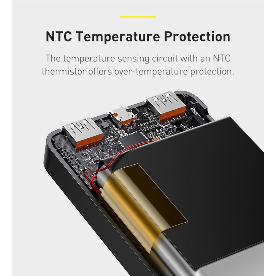 GiGiBomstore Sạc nhanh dự phòng Baseus 30000mAh / 20000mAh / 10000mAh Công suất 20W/15W Dành cho