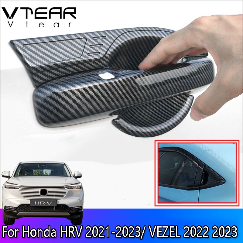 Ốp Bọc Tay Nắm Cửa Xe Hơi Honda HRV HR-V 2021-2023 / VEZEL 2022 2023 Bằng ABS Mạ Crom