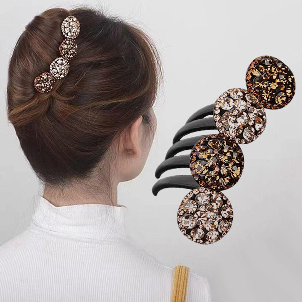 Lược Cài Tóc Đuôi Ngựa Màu Ngà Ngọt Ngào Hợp Thời Trang Cho NữKẹp TóC KiểU DáNg Dễ Thương Cho Nữ