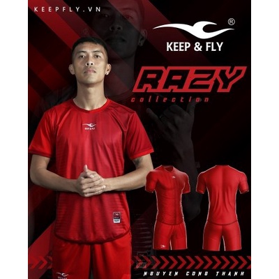 Áo Đá Banh Không Logo Nam Nữ KeepFly Razy - Áo Bóng Đá Nhiều Màu Vải Thun Cao Cấp