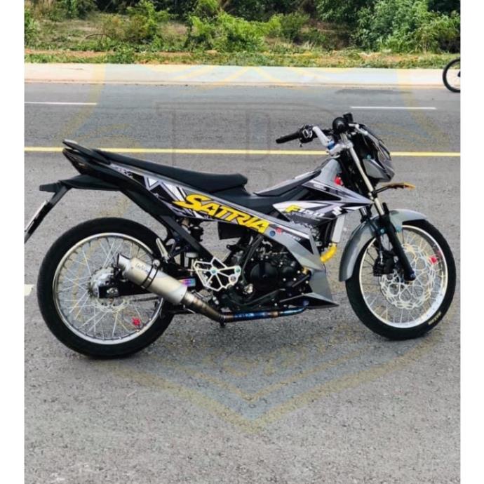 FREE SHIP + SALE SỐC +DECAL PVC 5 LỚP CHẤT LƯỢNG CAO Tem rời satria fi milion v2