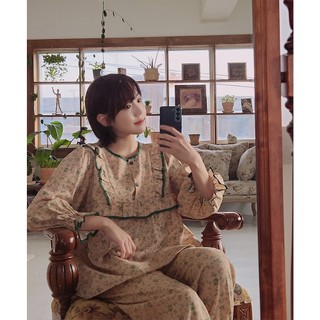 (22188V) Ullala Pajamas Cler (30S) Áo tay dài 2 mảnh hồng