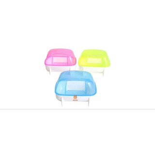 Nhà tắm nhỏ cho hamster chất liệu nhựa nhiều màu sắc