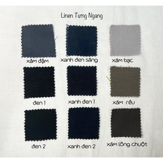 Vải linen tưng sớ ngang