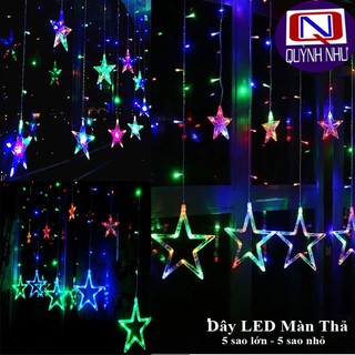 Dây đèn led ngôi sao dài 3m 10 ngôi sao may mắn - đèn led trang trí