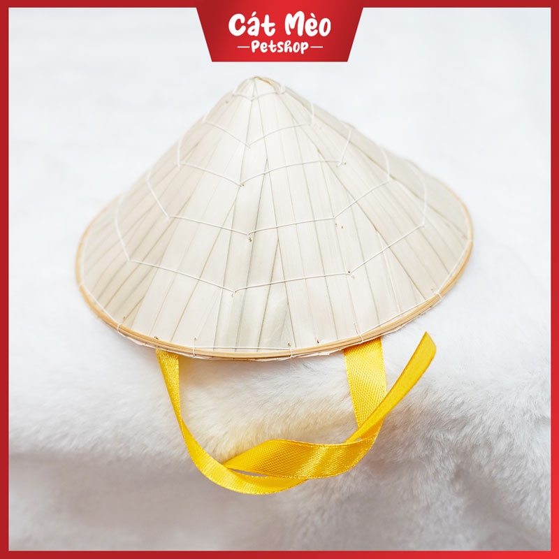 Nón Lá Cho Mèo - Phụ Kiện Thú Cưng Chụp Ảnh Cute