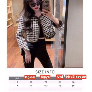 Áo khoác dạ tweed❤️oder 2-4t(sẵn) hàng loại 1