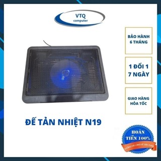 Đế tản nhiệt laptop N19 , fan laptop n19 làm mát cực nhanh.bảo hành 3 tháng.shopphukienvtq