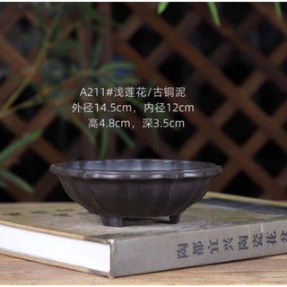 Chậu tròn mini trồng bonsai - Chậu bonsai Trung Quốc