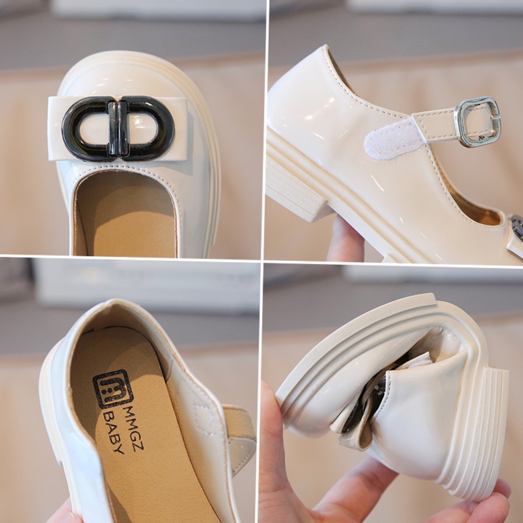 Giày búp bê bé gái Giày búp bê đính khuy dễ thương cho bé gái