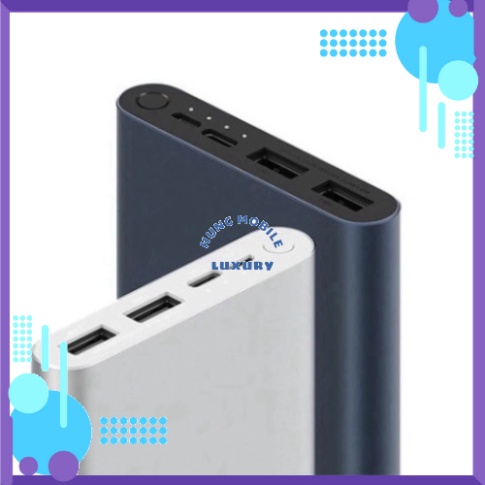 Pin sạc dự phòng Xiaomi 10000mAh Fast Charge Power Bank 3 -hưng apple