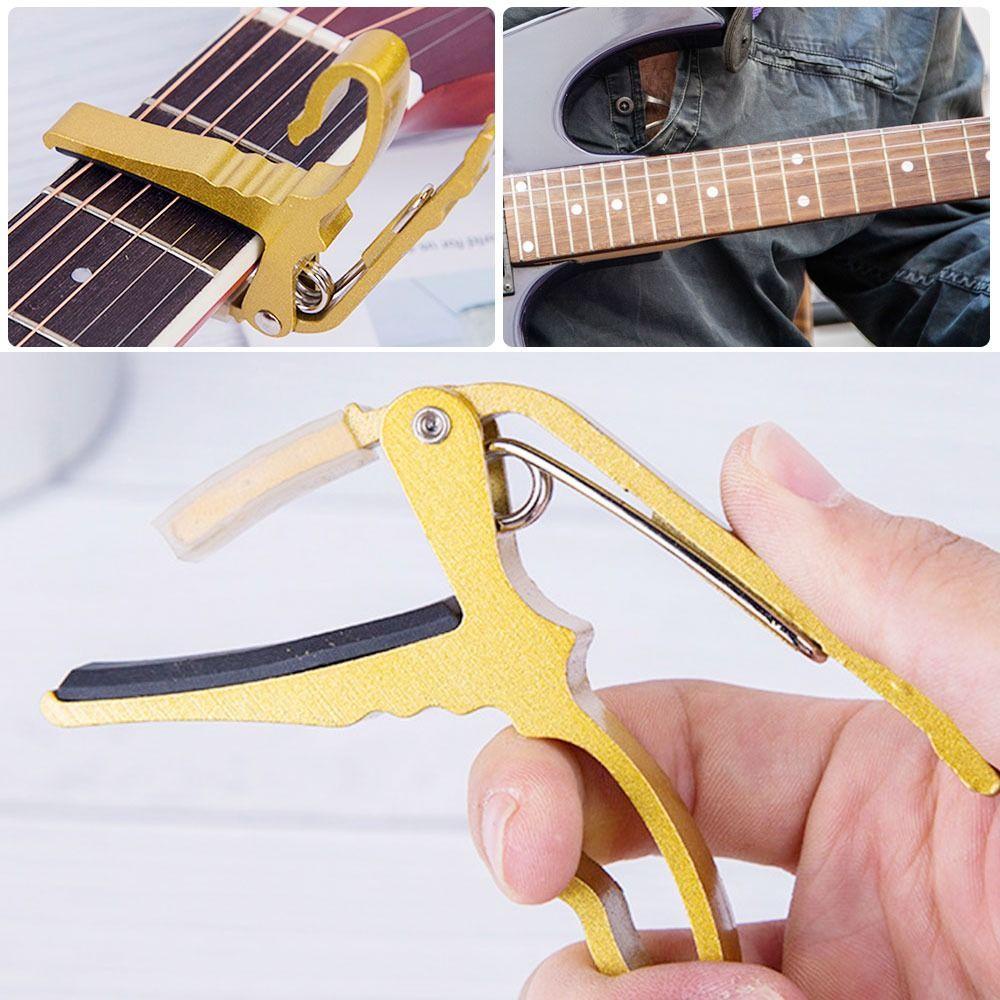 Kẹp Phơ Đàn Guitar Bằng Kim Loại Nhiều Màu Sắc Tiện Dụng