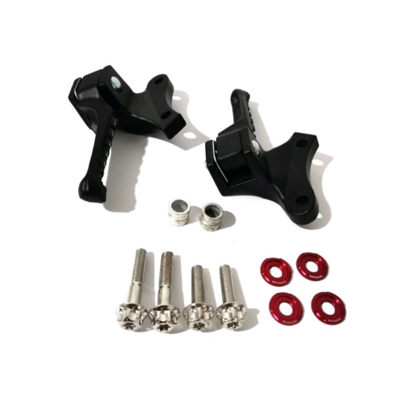 Gác chân Malay Winner V1, Winner X, Sonic + Pát nhôm CNC dày 8li gắn như zin