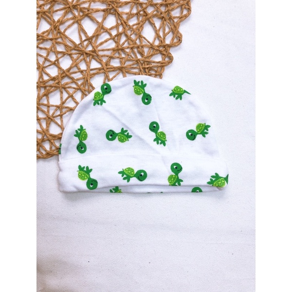 Mũ cotton 100% mềm mịn bé trai bé gái hàng xuất dư xịn
