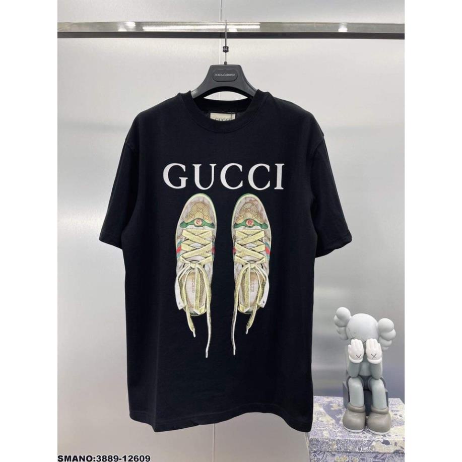 🇧🇫 áo thun Nam nữ ,tay lỡ Đôi Giày Gucci ( ko dây ) hot trend, form nam nữ unisex oversize