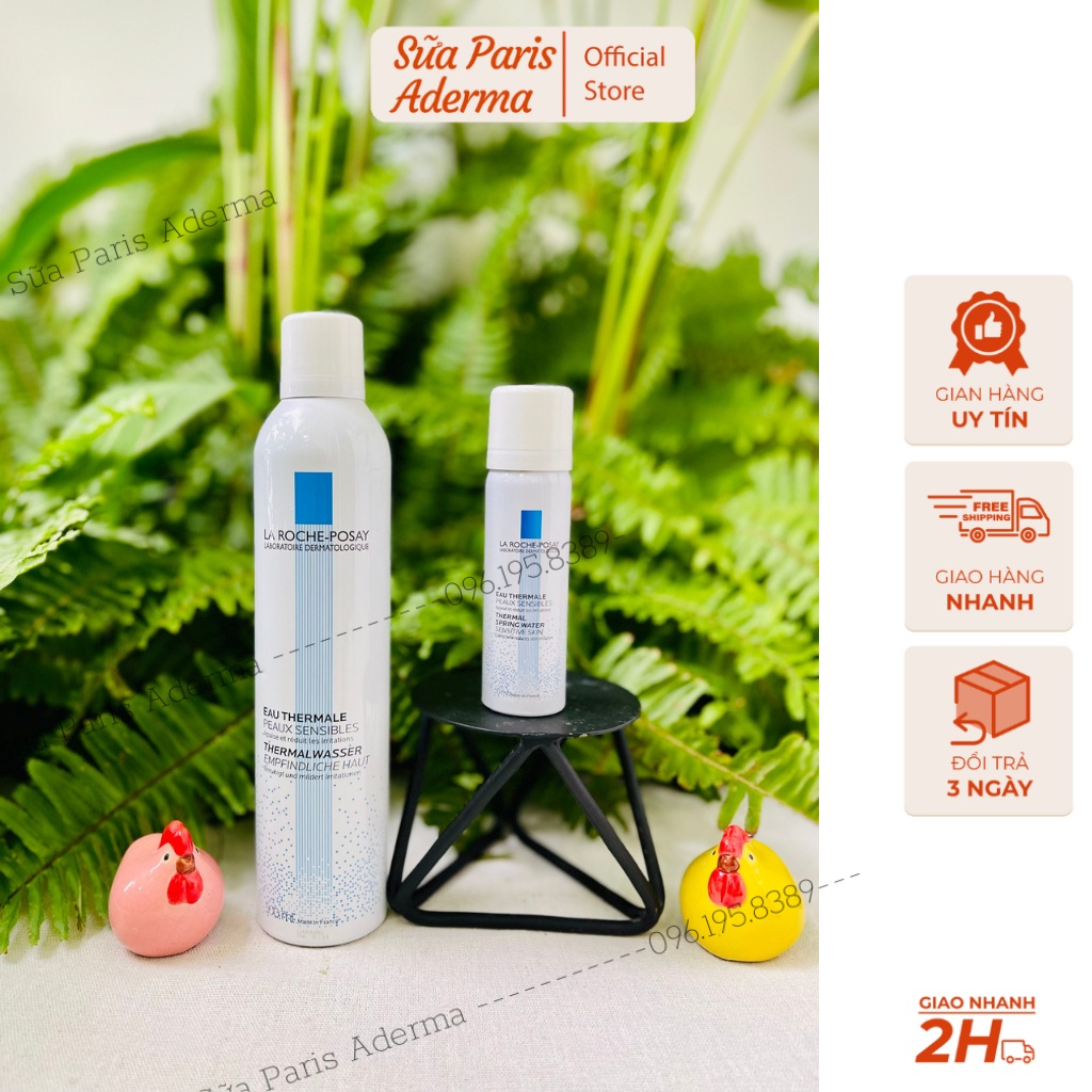 Xịt khoáng La roche posay Thermal Water 300ml làm sạch làm, dịu da dùng được cho mọi loại da - xịt khoáng larocheposay