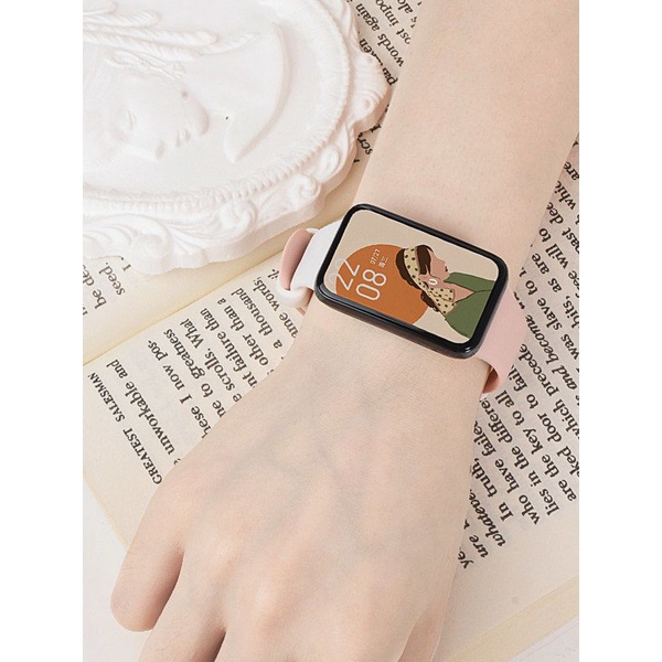 Dây Đeo Silicon Màu Tương Phản Thời Trang Đơn Giản Cho Đồng Hồ OPPO Band 2